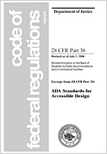 cover Justice Department's 1991 Title III regulations